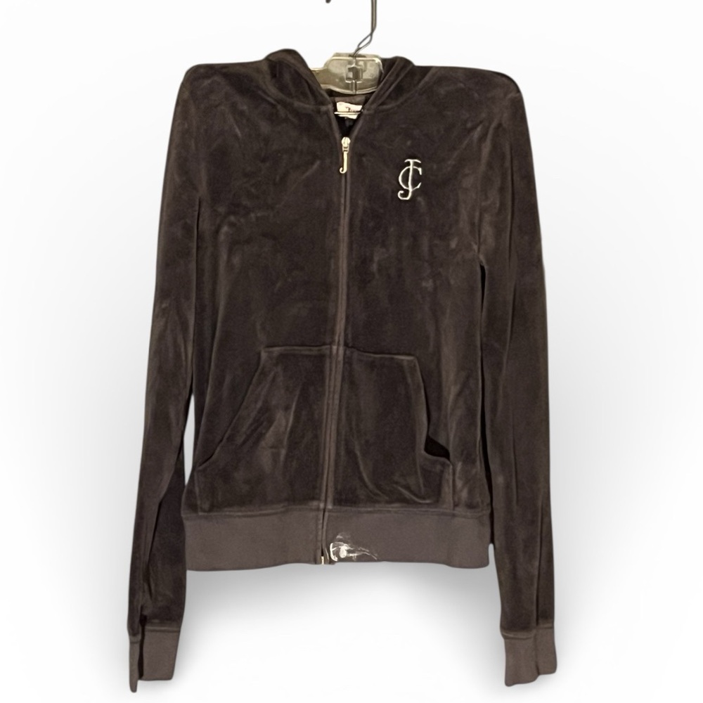 Vintage Juicy Couture Velour Zip-Up Hoodie